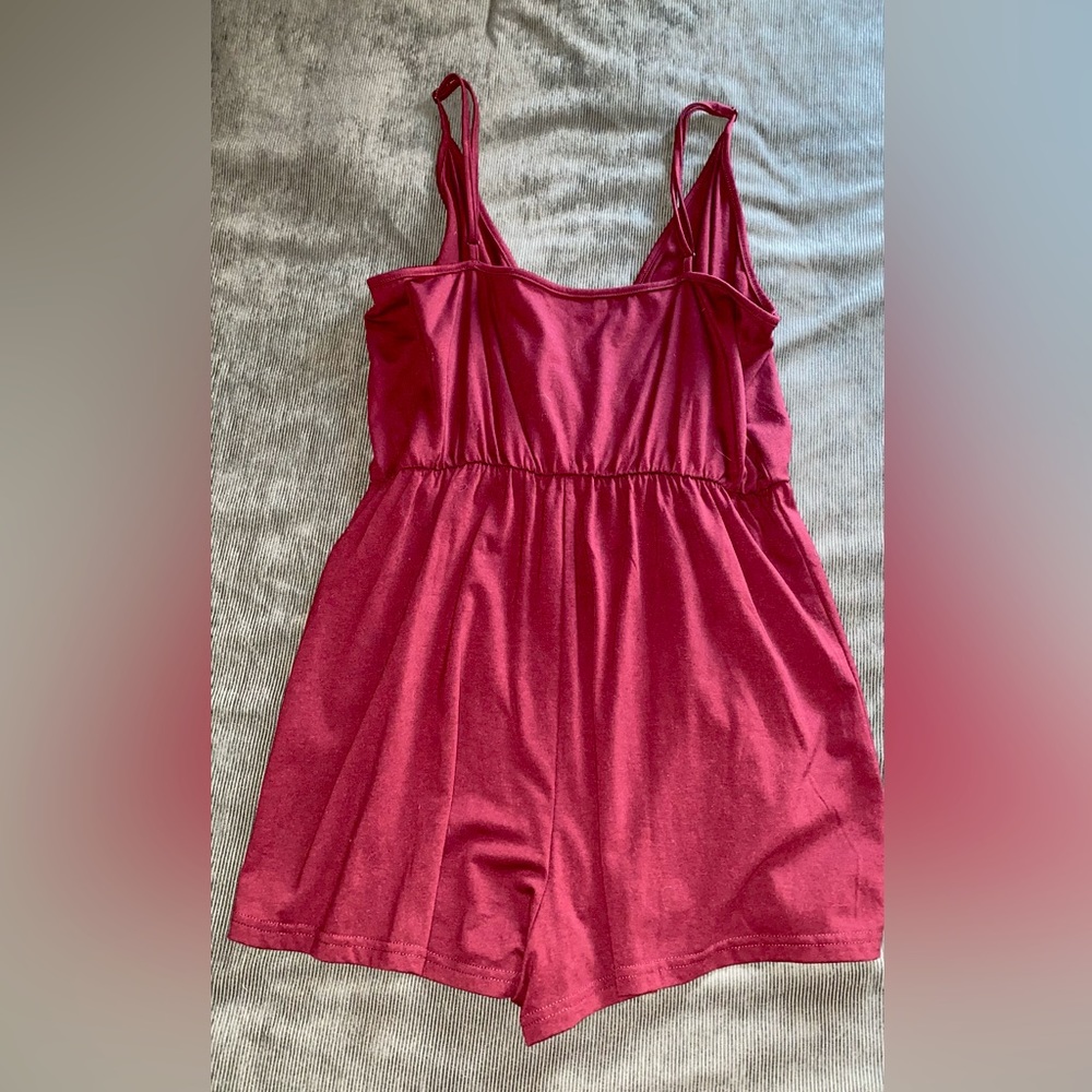 Shein Red Romper - Picture 2 of 2